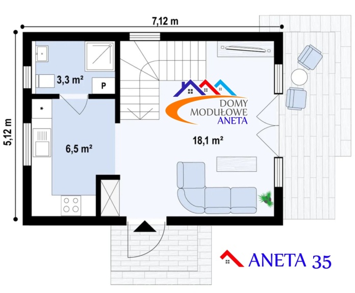 Dom modułowy ANETA 35